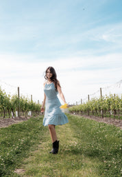 Vestido Aimé celeste