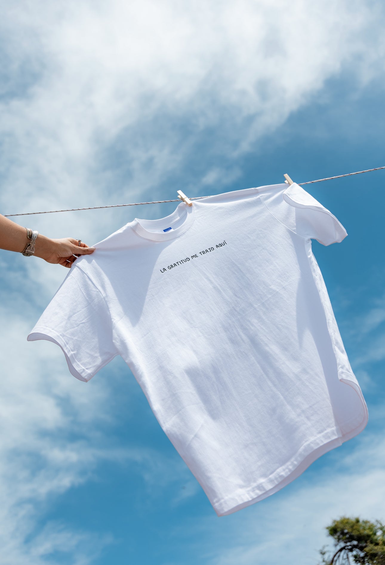 Remeron “la gratitud me trajo aquí” blanca