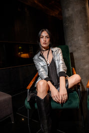 Chaqueta Josephine Plata