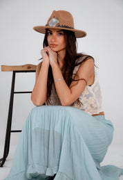 Pollera Muse celeste