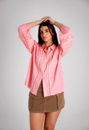 Camisa Magnolia rosa