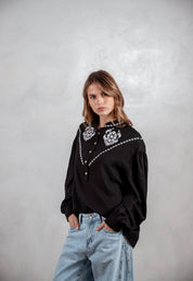 Camisa Ágatha negra