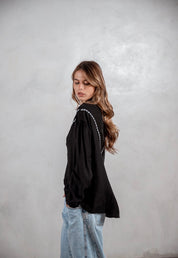 Camisa Ágatha negra