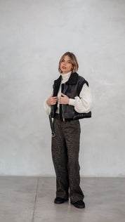 Chaleco Brigitte negro