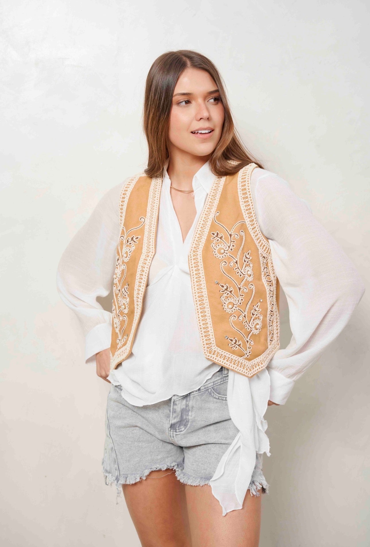 Chaleco Olivia