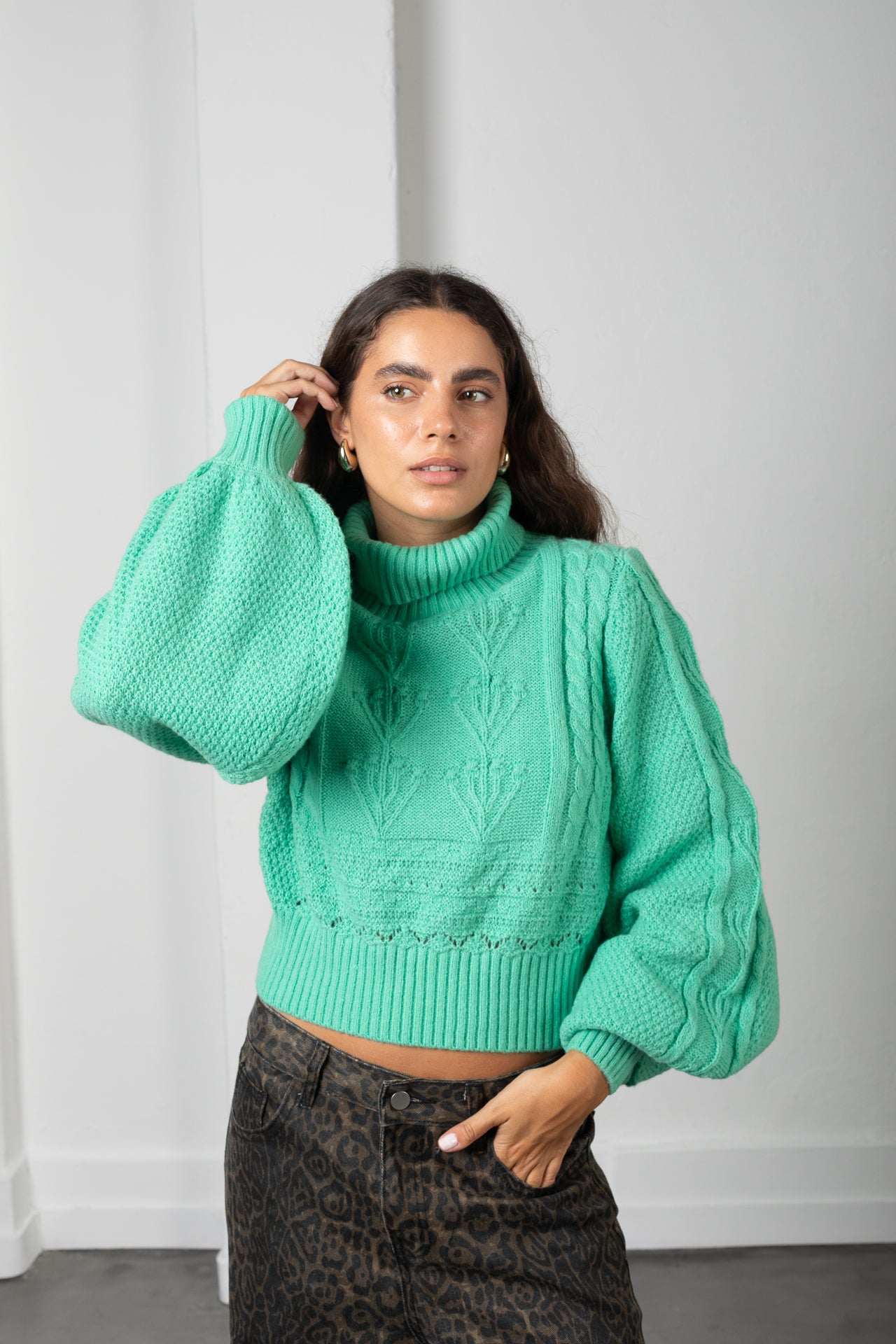 Polera Belle verde